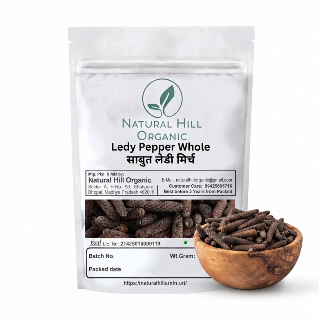 Natural Hill Organic Ledy Pepper Whole – Adds Warm Flavour