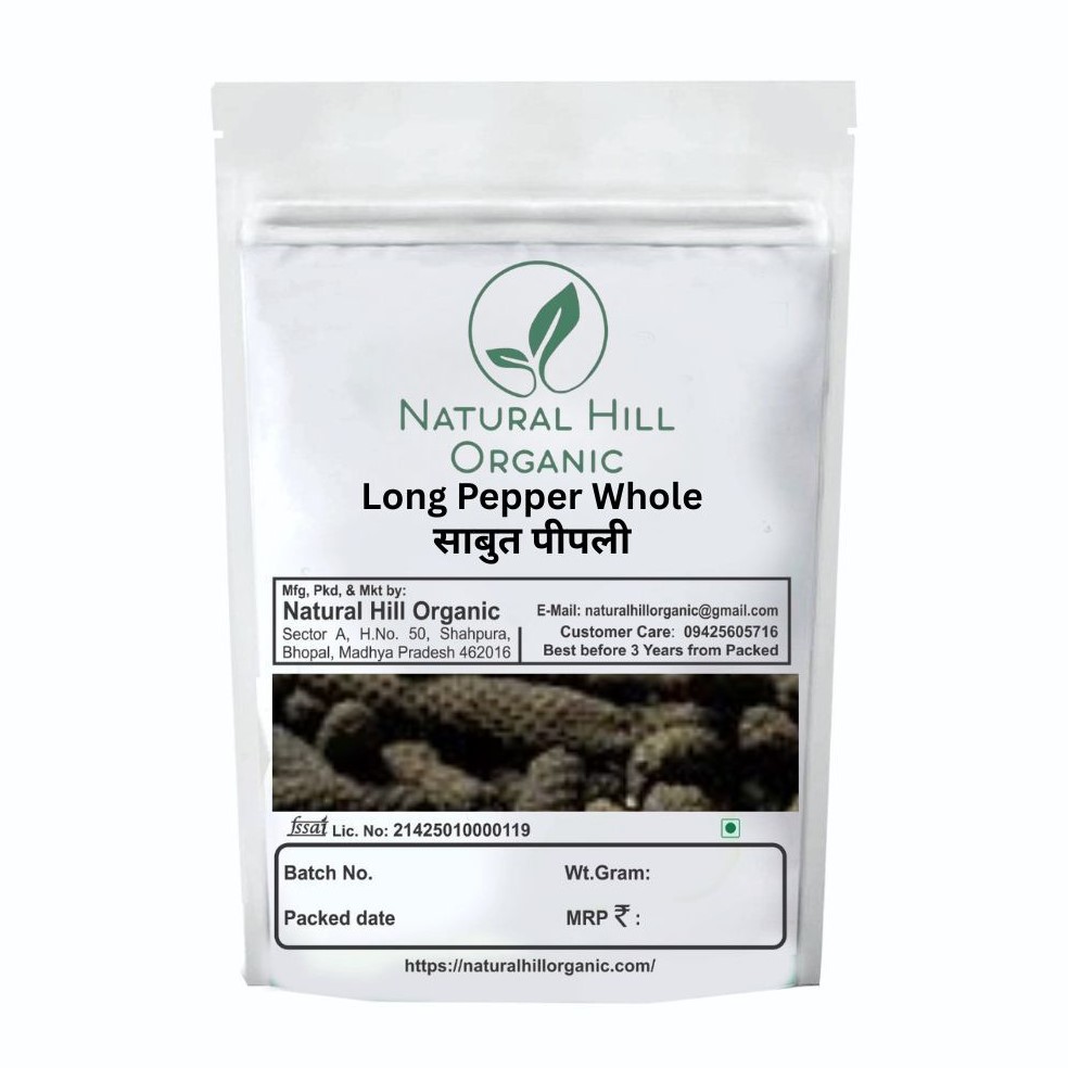 Long Pepper Whole - Natural Hill Organic Adds Spicy Flavour