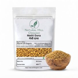 Natural Hill Organic Methi Dana - Herbal Seeds for Daily Use