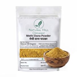 Natural Hill Organic Methi Dana Powder - Ground Herbal Seeds
