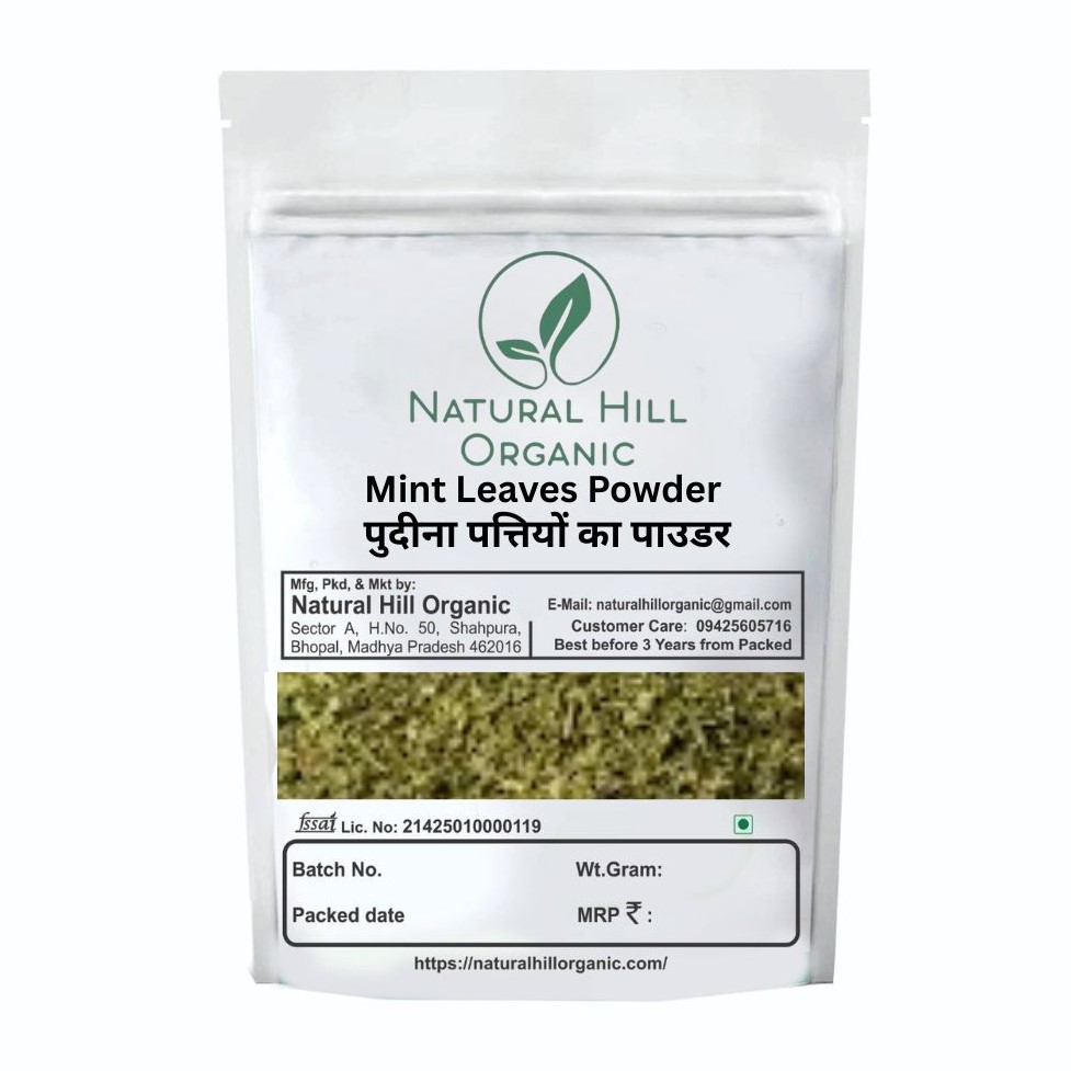 Mint Leaves Powder - Natural Hill Organic Herbal Ingredient
