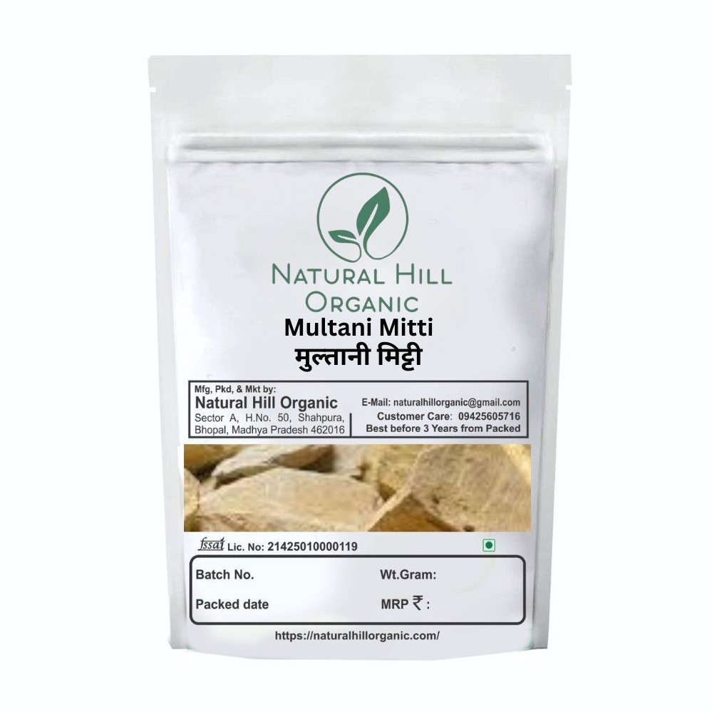 Multani Mitti - Natural Hill Organic Natural Clay for Face