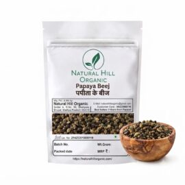Natural Hill Organic Papaya Beej 251No. - Supports Digestion