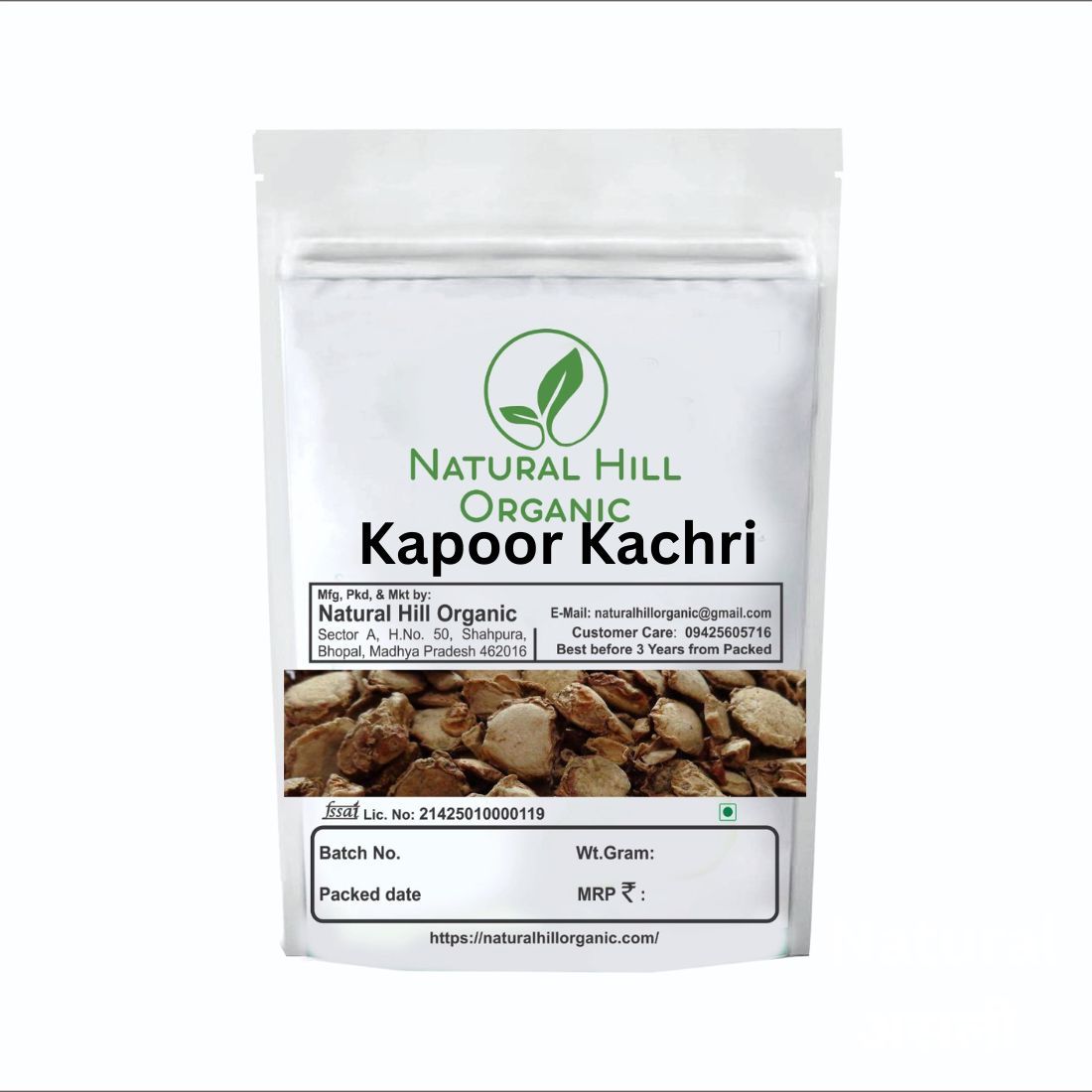 Natural Hill Organic Kapoor Kachari –Ideal for Aromatic Herb