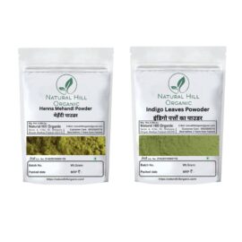 Herbal Hair Care Combo Powder Henna Indigo Powder - Natural Hill Organic | 100g (50x2)