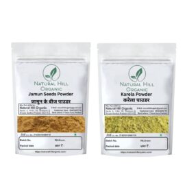 Herbal Health Care Combo Powder Jamun Seeds & Karela Powder - Natural Hill Organic | 100g (50x2)