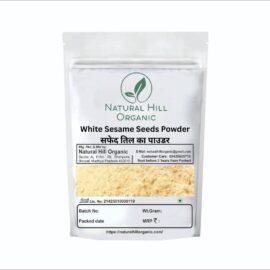 Natural Hill Organic White Sesame Seeds Powder - Nutty Flavor