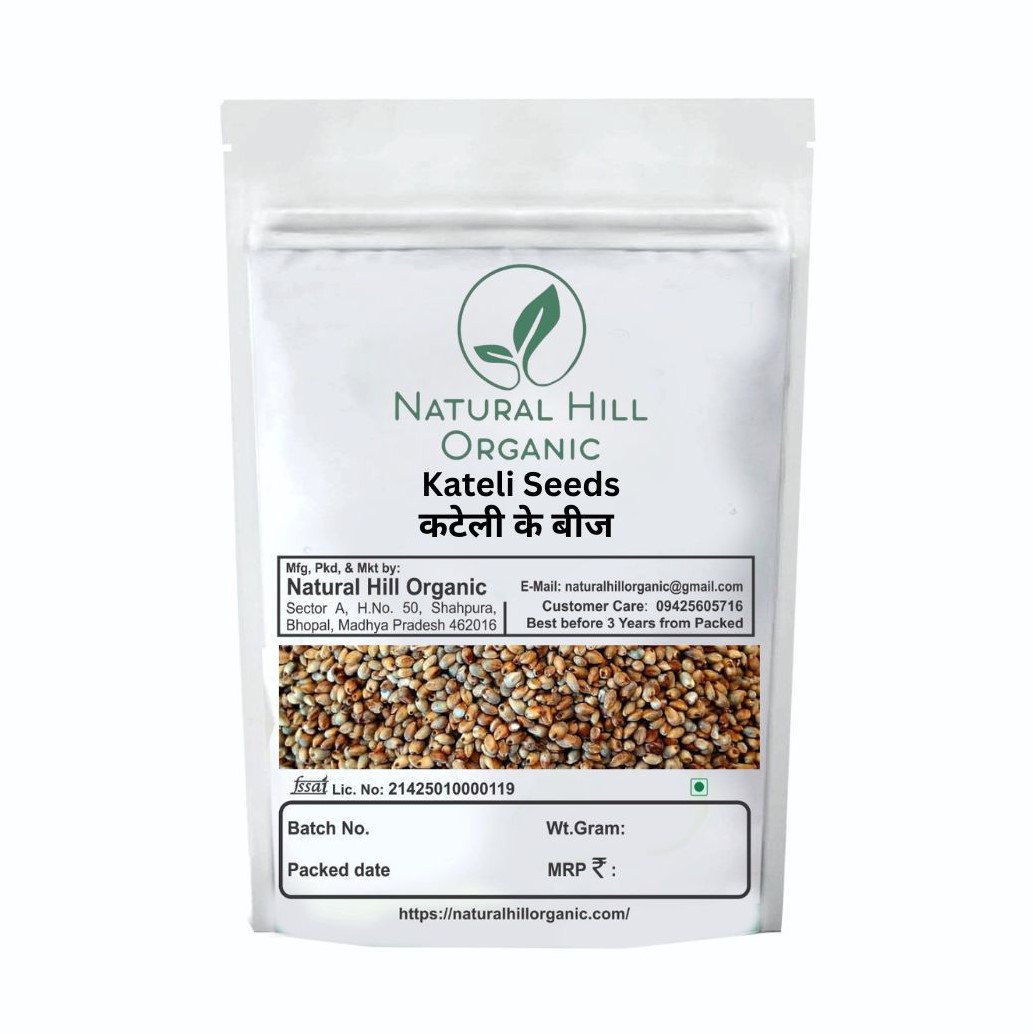 Natural Hill Organic Kateli Seeds - Seeds for Natural Wellness Use