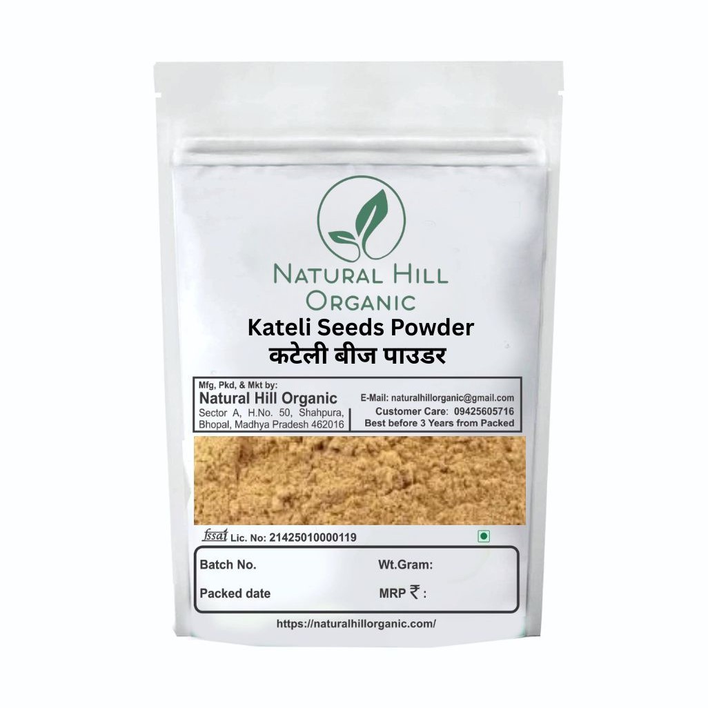 Natural Hill Organic Kateli Seeds Powder - for Daily Wellness Use