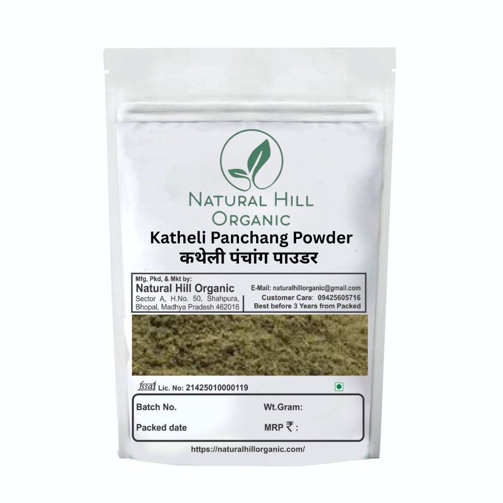 Natural Hill Organic Katheli Panchang Powder - for Daily Wellness Use