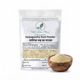 Natural Hill Organic Sarpagandha Root Powder - Supports Wellness Daily Health